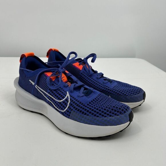 NWT Nike FD2291-404 Blue Mesh Cushioned Lace Up Sneakers - Picture 3 of 8